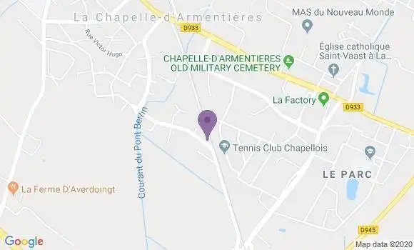 Localisation Crédit Mutuel Agence de La Chapelle d