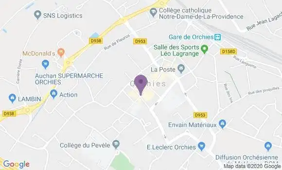 Localisation Crédit Mutuel Agence d