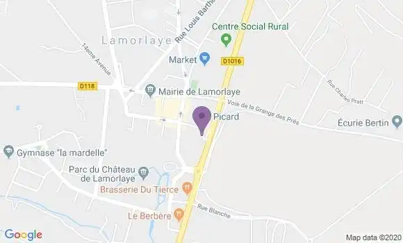 Localisation Crédit Mutuel Agence de Lamorlaye