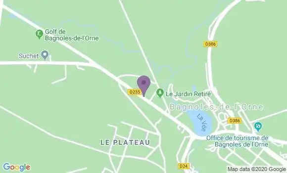 Localisation Crédit Mutuel Agence de Briouze