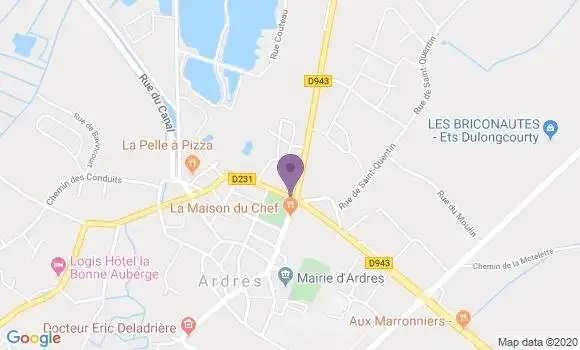 Localisation Crédit Mutuel Agence d