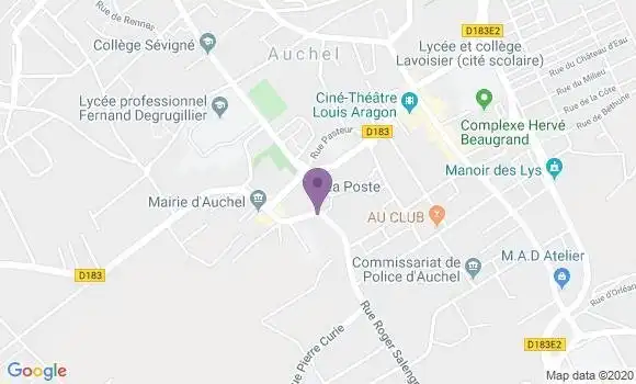 Localisation Crédit Mutuel Agence d