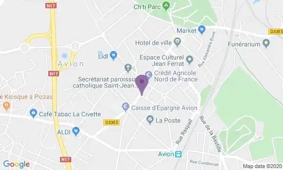 Localisation Crédit Mutuel Agence d