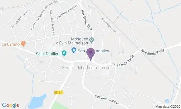 Localisation Crédit Mutuel Agence d
