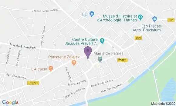 Localisation Crédit Mutuel Agence d