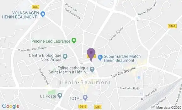 Localisation Crédit Mutuel Agence d