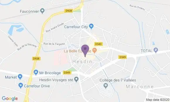 Localisation Crédit Mutuel Agence d