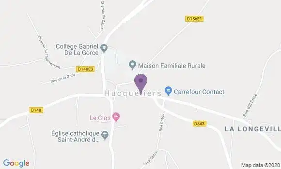 Localisation Crédit Mutuel Agence d