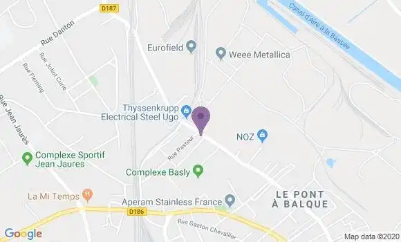 Localisation Crédit Mutuel Agence d
