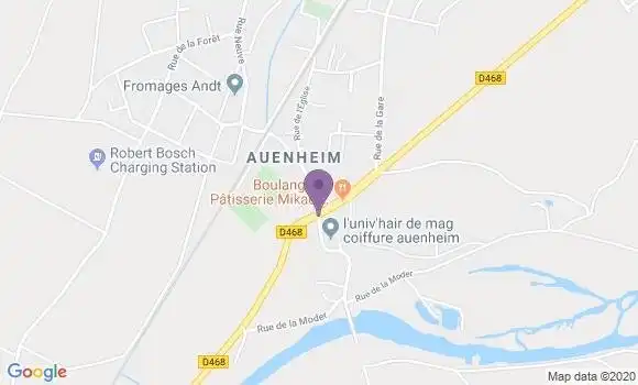 Localisation Crédit Mutuel Agence d