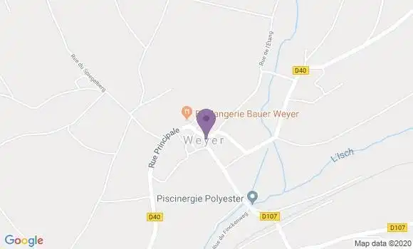 Localisation Crédit Mutuel Agence de Drulingen