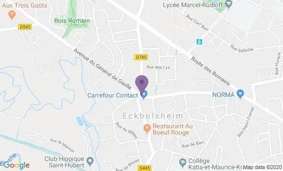 Localisation Crédit Mutuel Agence d