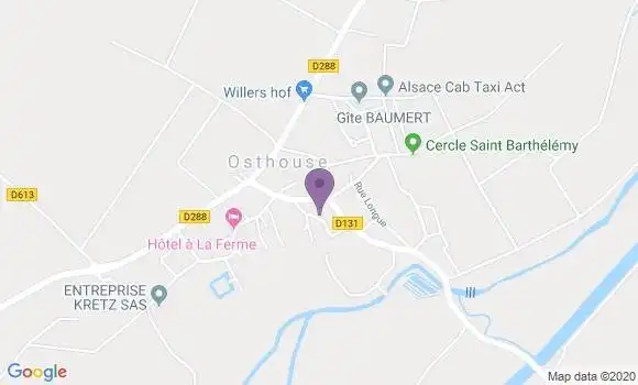 Localisation Crédit Mutuel Agence d