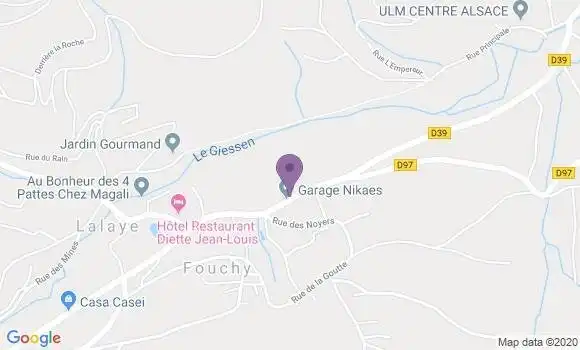 Localisation Crédit Mutuel Agence de Fouchy