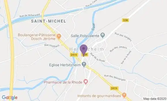 Localisation Crédit Mutuel Agence d