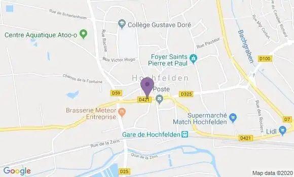 Localisation Crédit Mutuel Agence d