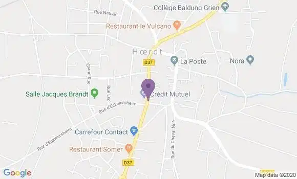 Localisation Crédit Mutuel Agence d