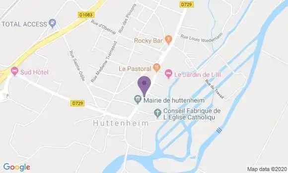 Localisation Crédit Mutuel Agence d