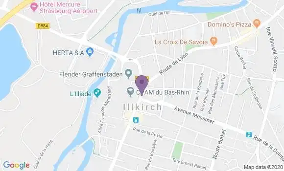 Localisation Crédit Mutuel Agence d
