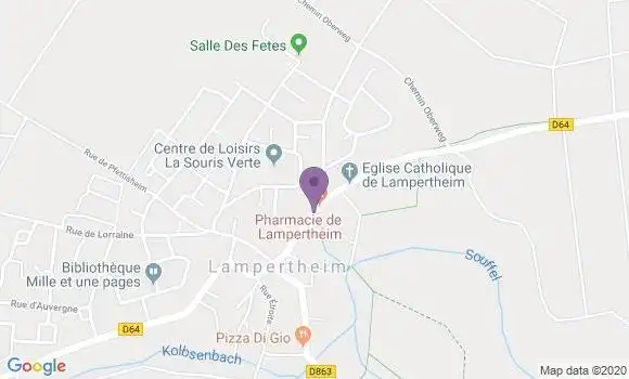 Localisation Crédit Mutuel Agence de La Souffel