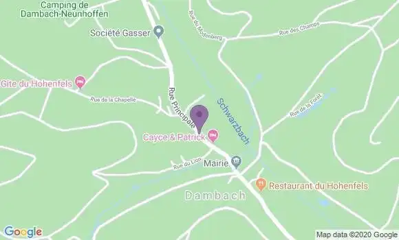 Localisation Crédit Mutuel Agence de Niederbronn les Bains