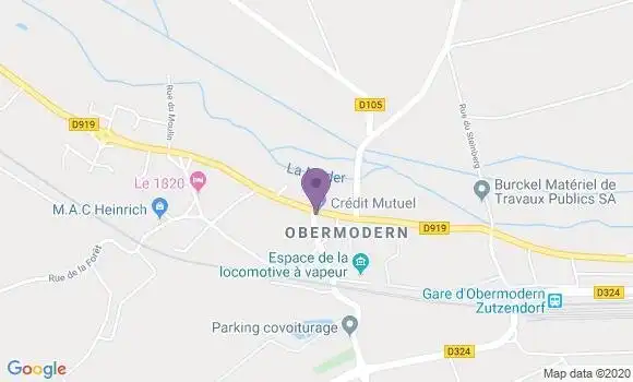 Localisation Crédit Mutuel Agence d