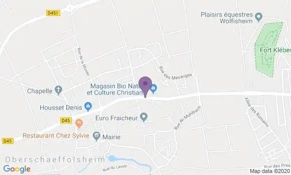 Localisation Crédit Mutuel Agence d