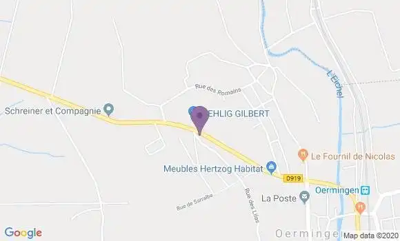 Localisation Crédit Mutuel Agence d