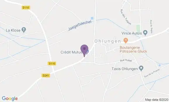 Localisation Crédit Mutuel Agence d