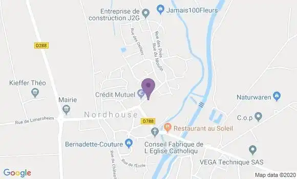 Localisation Crédit Mutuel Agence d