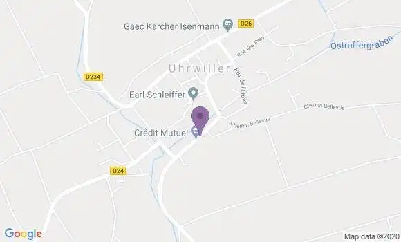 Localisation Crédit Mutuel Agence d