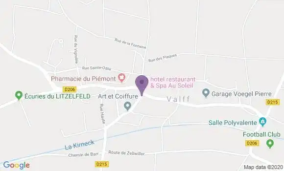 Localisation Crédit Mutuel Agence de Valff