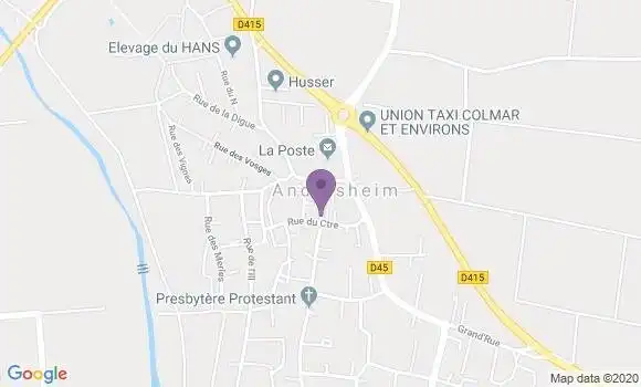 Localisation Crédit Mutuel Agence d