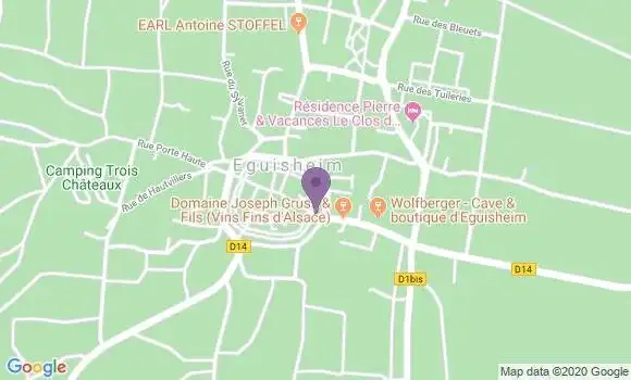 Localisation Crédit Mutuel Agence d