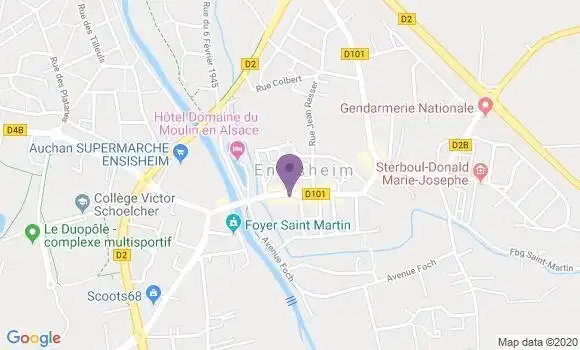 Localisation Crédit Mutuel Agence d