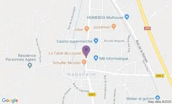 Localisation Crédit Mutuel Agence d
