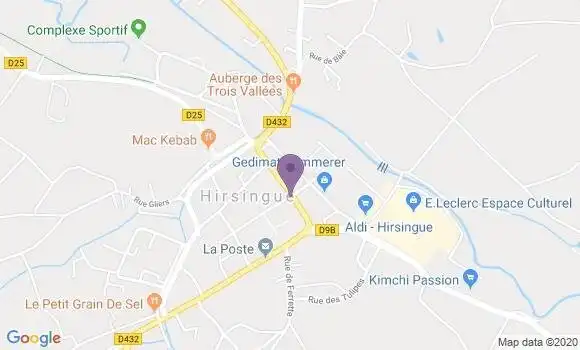 Localisation Crédit Mutuel Agence d