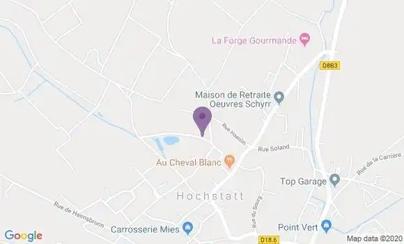 Localisation Crédit Mutuel Agence d
