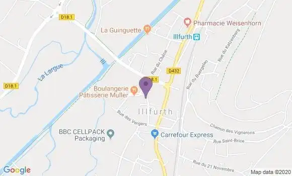 Localisation Crédit Mutuel Agence d