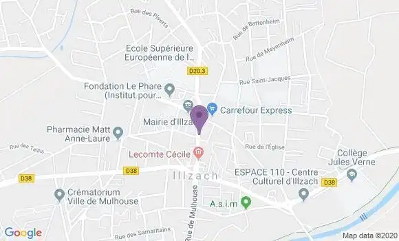 Localisation Crédit Mutuel Agence d