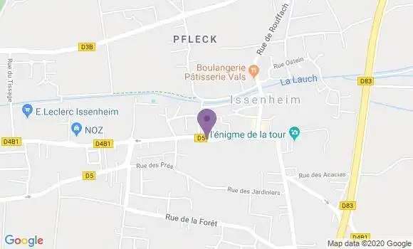 Localisation Crédit Mutuel Agence d