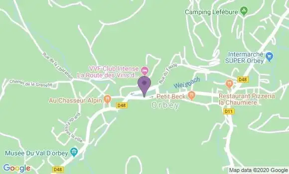 Localisation Crédit Mutuel Agence d