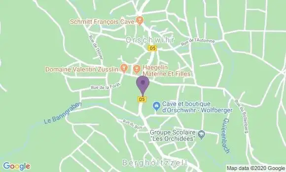 Localisation Crédit Mutuel Agence d