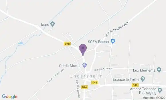 Localisation Crédit Mutuel Agence d