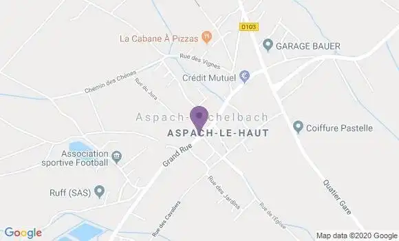 Localisation Crédit Mutuel Agence de Willer sur Thur