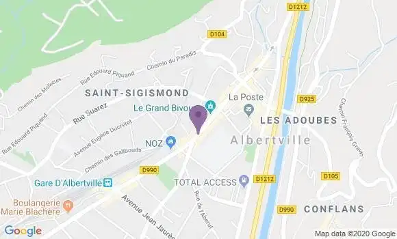 Localisation Crédit Mutuel Agence d