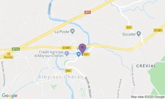 Localisation Crédit Mutuel Agence d