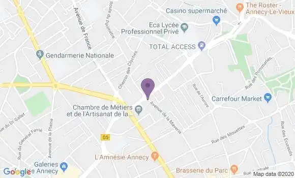 Localisation Crédit Mutuel Agence d