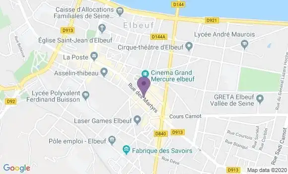 Localisation Crédit Mutuel Agence d