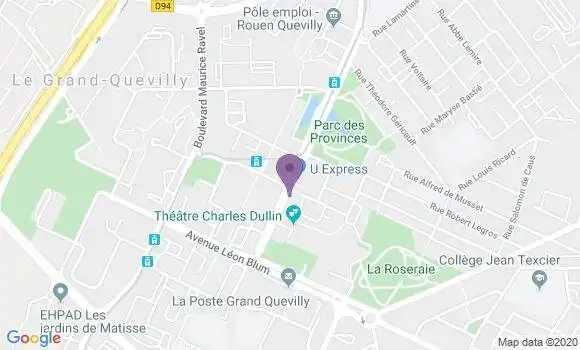 Localisation Crédit Mutuel Agence de Le Grand Quevilly